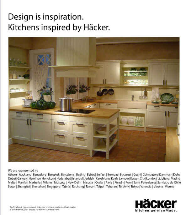 Country style -Hacker kitchen German Made