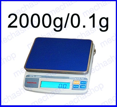 ͧẺ ZEPPER 2000g ´ 0.1g-ͧ觴ԨԵŵ ZEPPER  EPS-2001 2000g ´ 0.1g ҹᵹʢҴ 140x140mm
