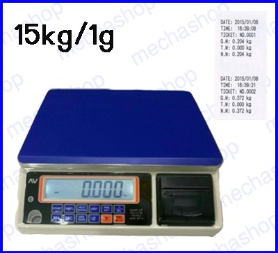 ͧ觵 Ẻ 15kg  AVEUE-Ҫ觴ԨԵ ͧ觵 ͧ GWP Built-in Printing Weighing Scaled 15kg ´ 1g  GWP  AVEUE