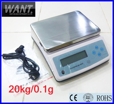 Ҫ觴ԨԵ ͧ觵 20kg ´ 0.1-Ҫ觴ԨԵ ͧ觵 ôصˡ ٧ 20kg ´ 0.1g   WANT Digital Scale Balance Weight վ RS232