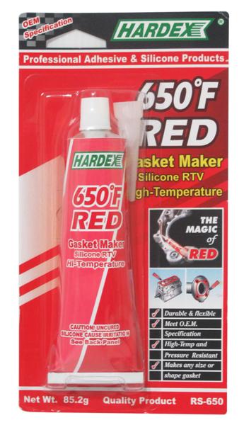 ᴧ͹ ⤹ HARDEX RS650 HI-TEMP RED